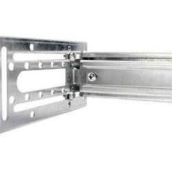 Digitus 483 mm (19“)-Hutschienenträger, 4HE montážní příslušenství upevnění pomocí šroubů, čelní , přední upevnění, pouzdro, montáž na lištu nevybavený