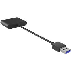 ICY BOX IB-CR301-U3 Externer Multi Card Reader (CF, SD, Micro SD) mit USB 3.0 Hostanschl externí čtečka paměťových karet / hub USB 3.0 černá
