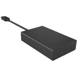 ICY BOX IB-CR401-C3, Type-C® USB 3.0 Kartenleser (CF, SD 4.0, micro SD 4.0), UHS-II, mit externí čtečka paměťových karet / hub USB-C® černá