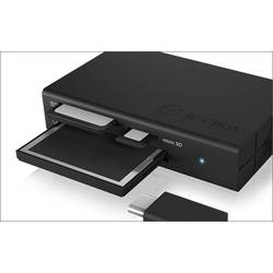 ICY BOX IB-CR401-C3, Type-C® USB 3.0 Kartenleser (CF, SD 4.0, micro SD 4.0), UHS-II, mit externí čtečka paměťových karet / hub USB-C® černá