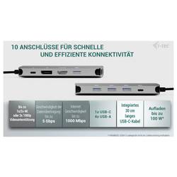 i-tec dokovací stanice pro notebook I-TEC USB-C Metal Nano 3x Display DS