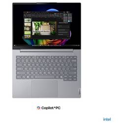 Lenovo notebook ThinkBook 14 G9 35.6 cm (14 palec) Intel® Core™ Ultra 7 (Series 3) 355 32 GB RAM 512 GB SSD německá, QWERTZ šedá 21UX006HGE