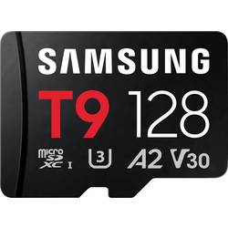Samsung T9 paměťová karta microSDXC Retail 128 GB UHS-I U3, A2 Application Performance Class, Class 10, v30 Video Speed Class
