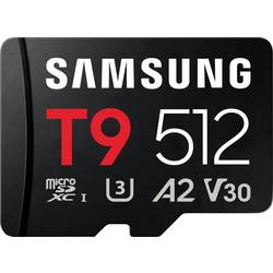 Samsung T9 paměťová karta microSDXC Retail 512 GB UHS-I U3, A2 Application Performance Class, Class 10, v30 Video Speed Class