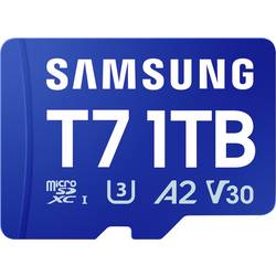 Samsung T7 paměťová karta microSDXC Retail 1 TB UHS-I U3, A2 Application Performance Class, Class 10, v30 Video Speed Class
