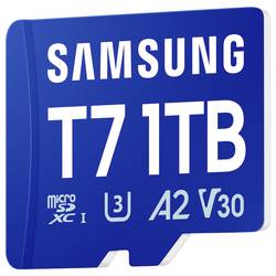 Samsung T7 paměťová karta microSDXC Retail 1 TB UHS-I U3, A2 Application Performance Class, Class 10, v30 Video Speed Class