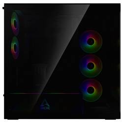 Arctic Xtender midi tower PC skříň, herní pouzdro černá