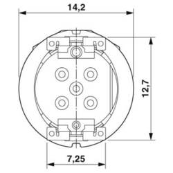 Phoenix Contact SACC-CIP-M12MS-5P SMD SH-SP sada předloh, 1418645, piny: 5, 5 ks