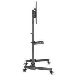 Reflecta TV Stand 55P-4040T schwarz TV kolečkový vozík 81,3 cm (32) - 139,7 cm (55) nastavitelná výška, naklápěcí, stojan polička na zařízení