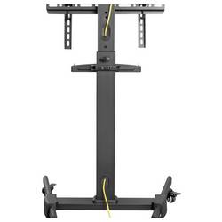 Reflecta TV Stand 55P-4040T schwarz TV kolečkový vozík 81,3 cm (32) - 139,7 cm (55) nastavitelná výška, naklápěcí, stojan polička na zařízení