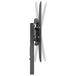 Reflecta TV Stand 55P-4040T schwarz TV kolečkový vozík 81,3 cm (32) - 139,7 cm (55) nastavitelná výška, naklápěcí, stojan polička na zařízení