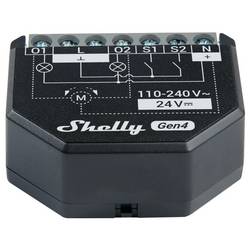 Shelly 2PM Gen4 Shelly Řídicí jednotka Bluetooth, Wi-Fi, ZigBee