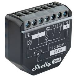 Shelly 2PM Gen4 Shelly Řídicí jednotka Bluetooth, Wi-Fi, ZigBee