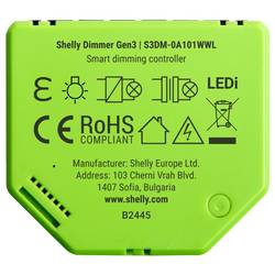 Shelly Dimmer Gen3 Shelly stmívací akční člen Wi-Fi, Bluetooth