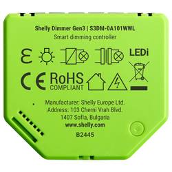 Shelly Dimmer Gen3 Shelly stmívací akční člen Wi-Fi, Bluetooth