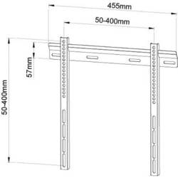 TECHly ICA-PLB-114M TV držák na zeď 58,4 cm (23) - 139,7 cm (55)
