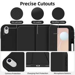 4Smarts Folio Case Basic obal na tablet Apple iPad Air 13 (M2, 2024) 33 cm (13) Pouzdro typu kniha černá