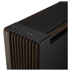 Asus GEH PROART PA602 WALNUT WOOD METAL midi tower PC skříň černá, dřevo