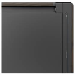 Asus GEH PROART PA602 WALNUT WOOD METAL midi tower PC skříň černá, dřevo