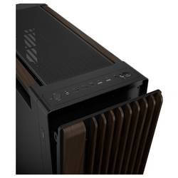 Asus GEH PROART PA602 WALNUT WOOD METAL midi tower PC skříň černá, dřevo