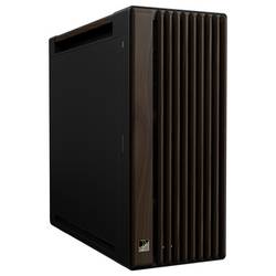 Asus GEH PROART PA602 WALNUT WOOD METAL midi tower PC skříň černá, dřevo