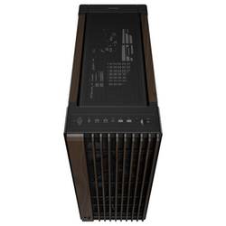 Asus GEH PROART PA602 WALNUT WOOD METAL midi tower PC skříň černá, dřevo