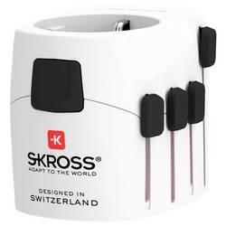 Skross 1.302524 cestovní adaptér SKROSS - Pro USB AC30PD White Retail inkl- EU 30W