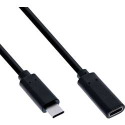 Value USB-C® / DisplayPort prodlužovací kabel USB-C ® zásuvka, USB-C ® zástrčka 1.5 m černá 11.99.5496 4K UHD Kabel pro displeje USB-C®