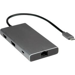 Value PC adaptér [1x USB-C® - 7x HDMI®, USB A, USB-C®, DisplayPort, RJ45] 0.20 m