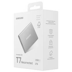Samsung 2 TB, externí SSD disk, stříbrná