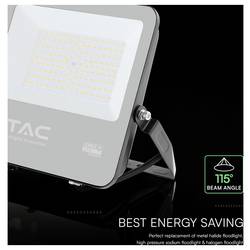 V-TAC VT-44101 232186 venkovní LED reflektor Energetická třída (EEK2021): D (A - G) 100 W Barvy světla (LED svítidlo): přírodní bílá