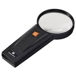 TOOLCRAFT TO-10182534 ruční lupa s LED osvětlením , zvětšení: 2 x, 4 x, Velikost objektivu: (Ø) 75 mm