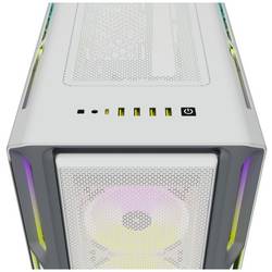 Corsair iCUE 5000T RGB midi tower PC skříň bílá
