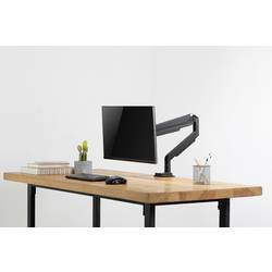 Digitus DA-90394 držák na stůl pro monitor 1 Displej: (s) 38,1 cm (15) - 81,3 cm (32) černá otočný, nastavitelná výška, naklápěcí, otočný, nakláněcí