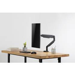 Digitus DA-90394 držák na stůl pro monitor 1 Displej: (s) 38,1 cm (15) - 81,3 cm (32) černá otočný, nastavitelná výška, naklápěcí, otočný, nakláněcí