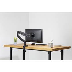 Digitus DA-90394 držák na stůl pro monitor 1 Displej: (s) 38,1 cm (15) - 81,3 cm (32) černá otočný, nastavitelná výška, naklápěcí, otočný, nakláněcí