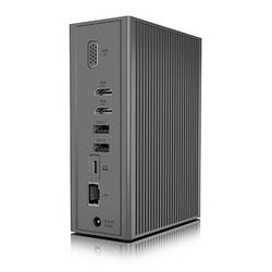 ICY BOX USB-C® dokovací stanice IB-DK2262AC, USB 3.0 Notebook DockingStation, USB 3.0 auf: 6x USB 3.0+2x HDMI® Vhodné pro značky (dokovací stanice pro