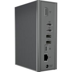 ICY BOX USB-C® dokovací stanice IB-DK2262AC, USB 3.0 Notebook DockingStation, USB 3.0 auf: 6x USB 3.0+2x HDMI® Vhodné pro značky (dokovací stanice pro