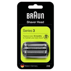 Braun 21B holicí hlava stříbrná 1 ks
