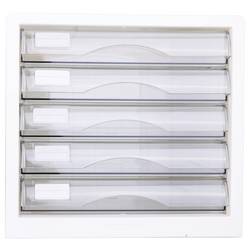 DELI D360202 box se zásuvkami DIN A4 Počet zásuvek: 5