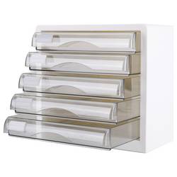 DELI D360202 box se zásuvkami DIN A4 Počet zásuvek: 5