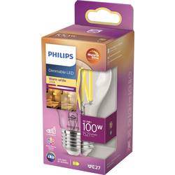 Philips LED 871951432407700 LED Energetická třída (EEK2021) D (A - G) E27 klasická žárovka 11.5 W = 100 W teplá bílá (Ø x v) 60 mm x 108 mm stmívatelné