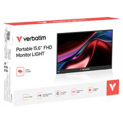 Verbatim LIGHT Přenosný monitor 39.6 cm (15.6 palec)16:9, 10 ms