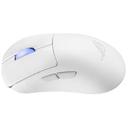 Asus ROG Keris II WL Ace optická herní myš, přenos Bluetooth®, 7 tlačítko, 42000 dpi, bílá