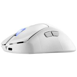 Asus ROG Keris II WL Ace optická herní myš, přenos Bluetooth®, 7 tlačítko, 42000 dpi, bílá