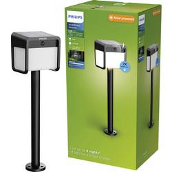 Philips LED 929004631901 Ezra venkovní solární stojanové světlo LED pevně vestavěné LED 1.8 W černá
