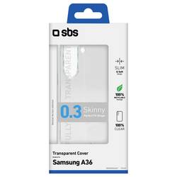 sbs mobile Cover Samsung Galaxy A36, Galaxy A56 transparentní odolné vůči nárazům TESKINSAA36T