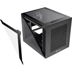 Thermaltake Divider 200 TG Air Black micro tower PC skříň černá 2 předinstalované ventilátory, boční okno, prachový filtr