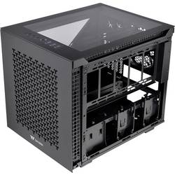 Thermaltake Divider 200 TG Air Black micro tower PC skříň černá 2 předinstalované ventilátory, boční okno, prachový filtr