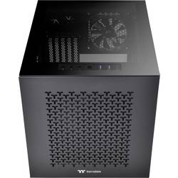 Thermaltake Divider 200 TG Air Black micro tower PC skříň černá 2 předinstalované ventilátory, boční okno, prachový filtr